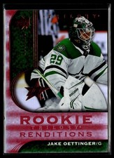 2020-21 Upper Deck Trilogy Rookie Renditions Jake Oettinger Rookie Dallas Stars