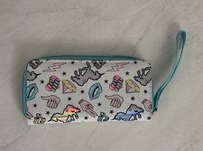 Girls Wallet Unicorn Lips diamonds vinyl Claire's clutch id credit cards