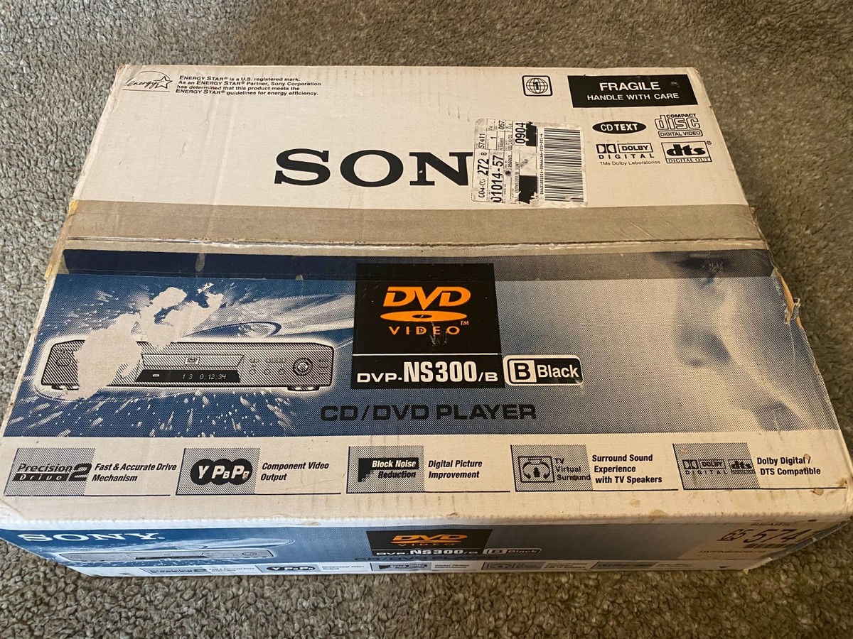 NEW Sony DVP-NS300/B Black CD/DVD Player Precision Drive 2 Dolby