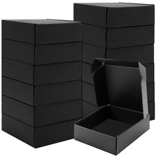 Shipping Boxes,20 Pack Black Corrugated Cardboard Boxes,Recyclable Small Mail...