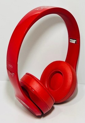 Beats by Dr Dre Solo 2 ✅️WIRED -HEADPHONES - RED | eBay