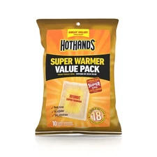 HotHands Large Body & Hand Super Warmers, 10-Pack,NEW PRODUCT EXPLOSION