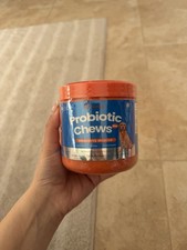 Dog probiotics, 120 chewable tablets, chicken flavor, improves gut health