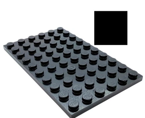 LEGO® Plate 6x10 Black Black - Genuine Part 3033 303326 MOC Base Star Wars