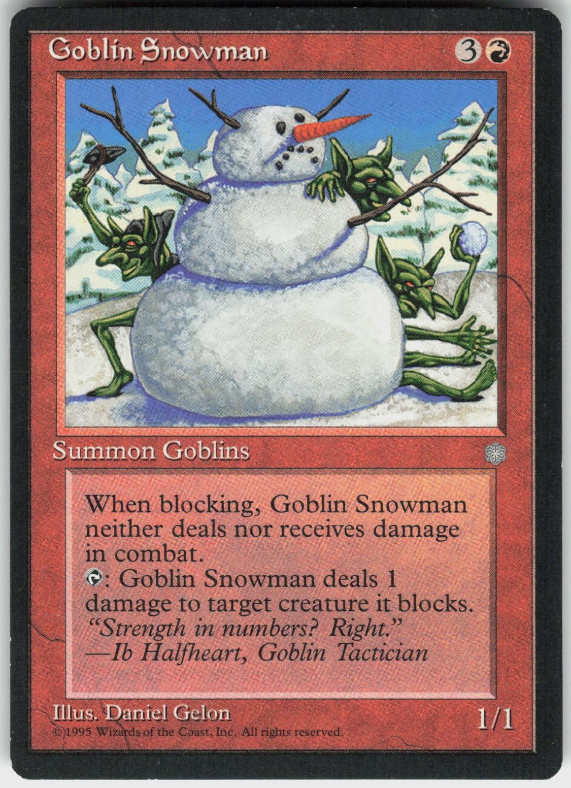 Goblin Snowman 15 Uncommon Anthologies Magic: The Gathering Near Mint