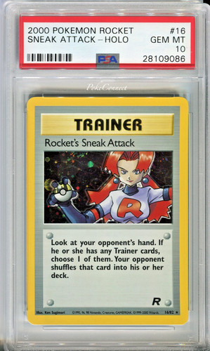 Rocket's Sneak Attack (Unlimited) graded PSA 10 for sale on eBay