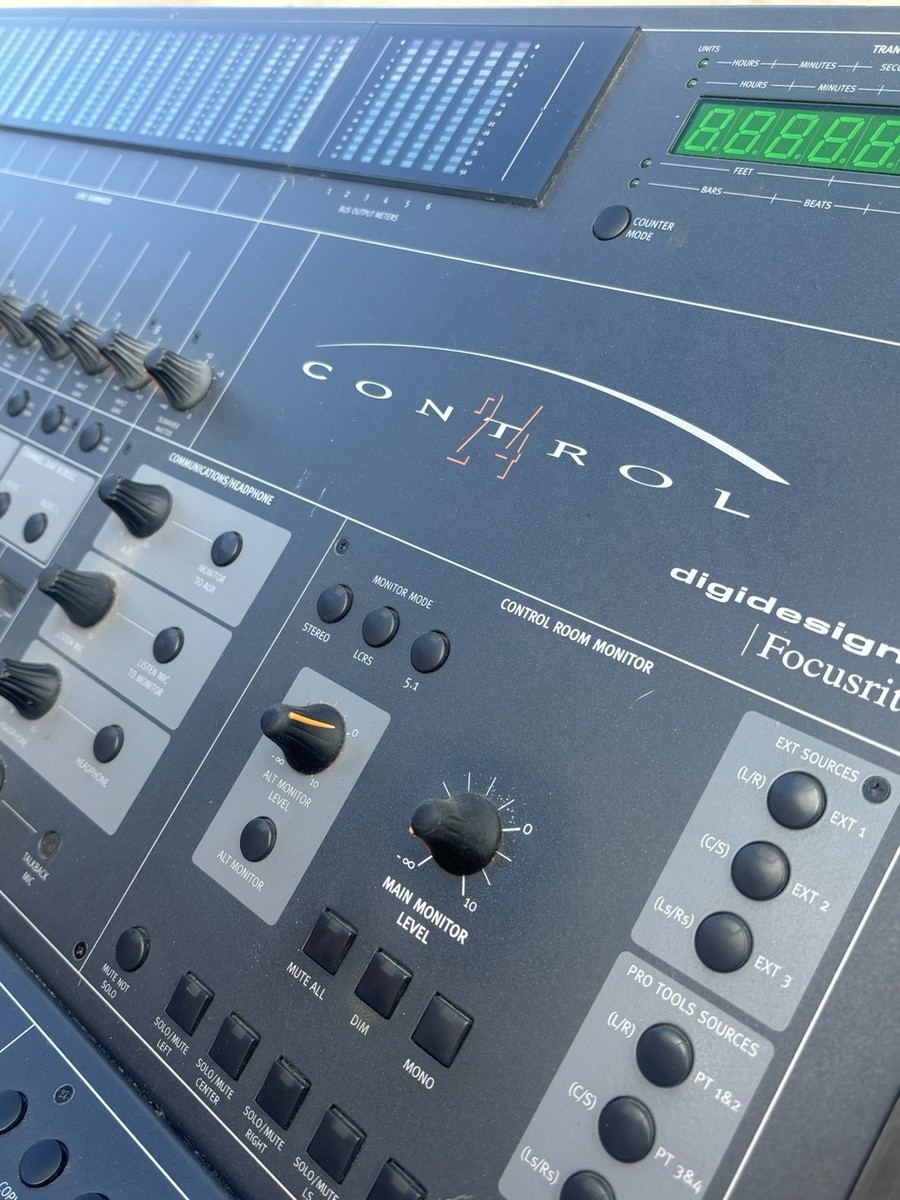 EXCELLENT Digidesign Control 24 Mixing Console Focusrite Pro Tools