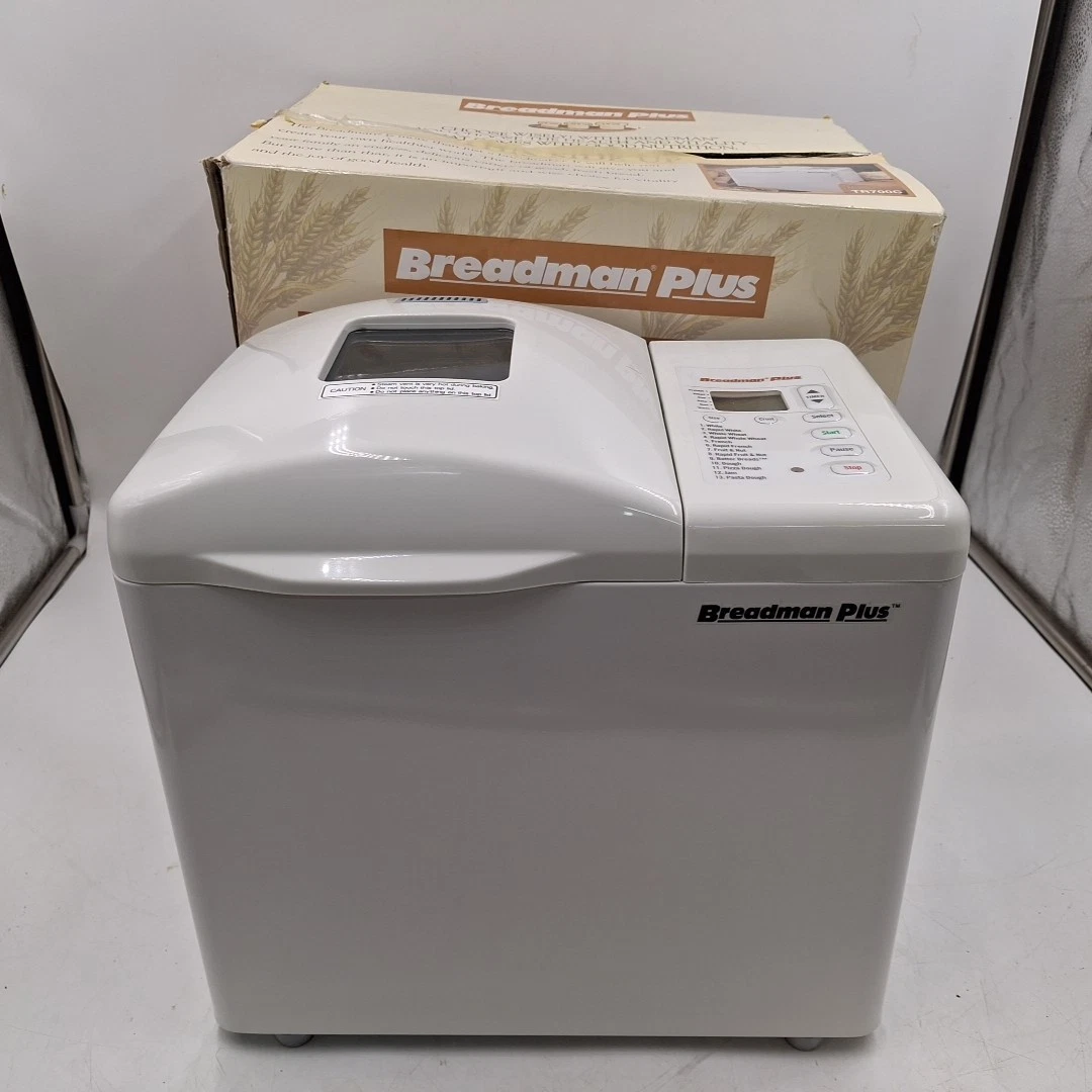 Breadman Plus TR700C Programmable Automatic Breadmaker Pizza Pasta Dough