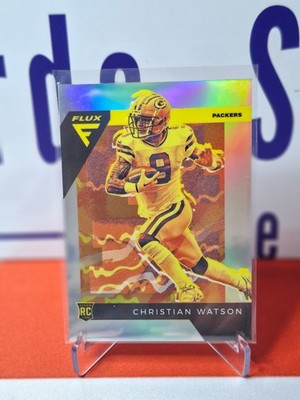 Nfl Panini Trading Cards Christian Watson 2022 SILVER Chronicles FX-8 RC,Packers
