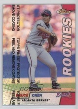 1999 Topps Finest Rookies Refractor Bruce Chen #137 1dm4