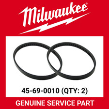 Milwaukee 45-69-0010 Genuine Portaband Blade Pulley Tire Saw Bandsaw Belt (2 PK)