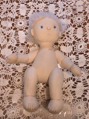 Olli Ella Dinkum Puppen 14 Zoll beweglicher Stoffkörper mit Gelenken helles Haar Blütenblatt? Waldorf