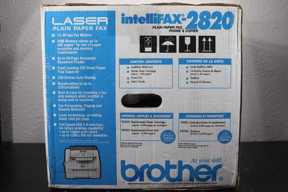 Brother IntelliFax-2820 All-In-One Laser Printer Brand New Never Used - Image 2 of 4