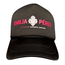 RARE Promo Emilia Perez Netflix FYC Baseball Cap Trucker Hat Black Selena Gomez
