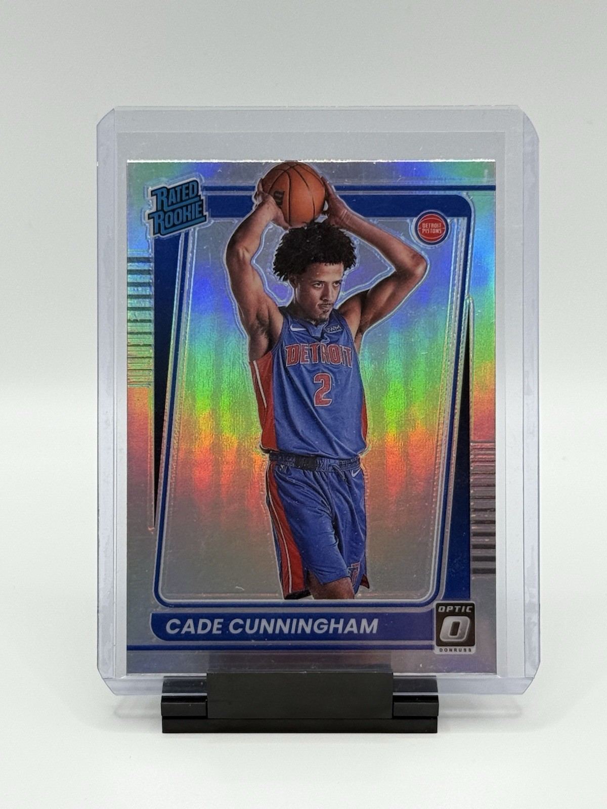 2021-22 Panini Donruss Optic - Rated Rookie Cade Cunningham #161 Holo Prizm (RC)