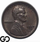1927-D Lincoln Cent Wheat Penny, Choice AU++/Unc, Better Date