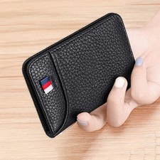 Men's Wallet Short Wallet Card Holder Fashion Thin Multi Card Business Soft Leat