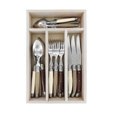 NEW Laguiole La Terre Debutante Cutlery Set 24pce