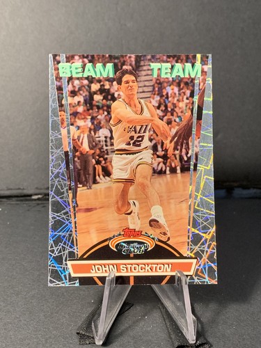 John Stockton #11 1992 Stadium Club Beam Team card