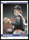 Dave Rozema 1984 Fleer #90 Detroit Tigers MLB READ FREE SHIPPING AutographDen