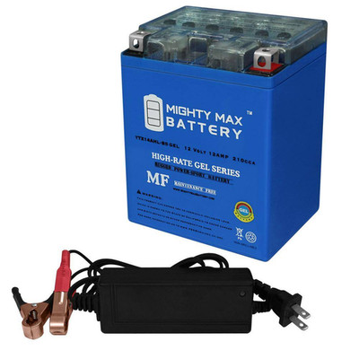 YTX14AHL GEL Replacement Battery for Royal Enfield Classic, Bullet 500 09-20 plu