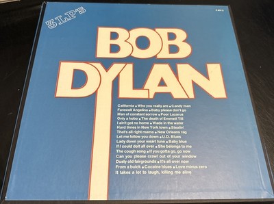 Bob Dylan 3 LP Box Set Italy 1980