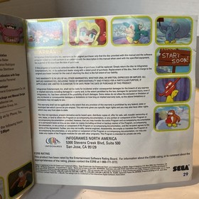 Pen Pen Trilcelon Sega Dreamcast Instruction Manual Only Authentic Pal Soft 1999