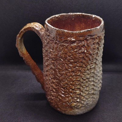 Bizen Ware Beer Mug 75.Bzen Ware 2602 Used Japanese Pottery