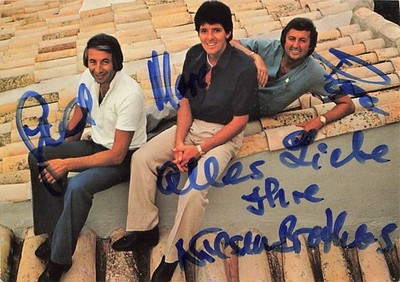 Nielsen Brothers UH But You're Only Once For Me Orig Sig Autograph 9973C