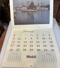 1969 Mobil Oil Gas Calendar Scenic Pictures Texas La Ok Ar Excellent No Marks — photo 2