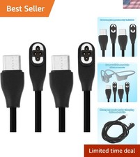 2pcs Magnetic Charging Cables for Shokz OpenSwim Pro - 1m/3.28ft Length