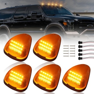 OFFKAT LED Cab Roof Marker Lights Top Clearance Running Lights for 19992016 F...