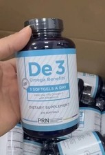 PRN De3 Eye Omega Fish Oil 270 Softgels - Support for Dry Eyes Exp 2027