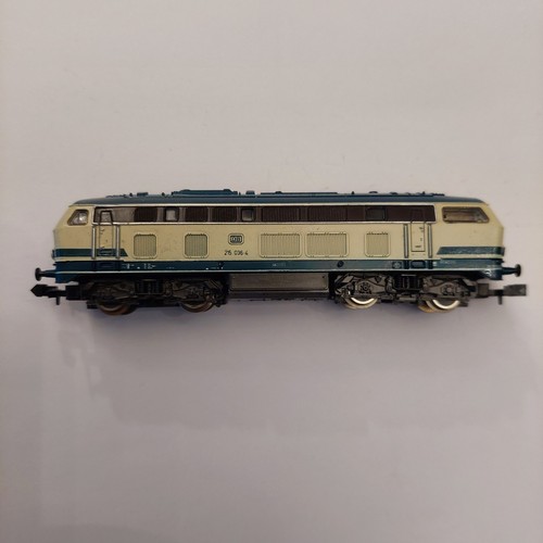 Eisenbahn Roco Diesellok  2150B/215036-4 Mehrfarbig Fährt Spur N Licht gebr. | Zustand: Gebraucht