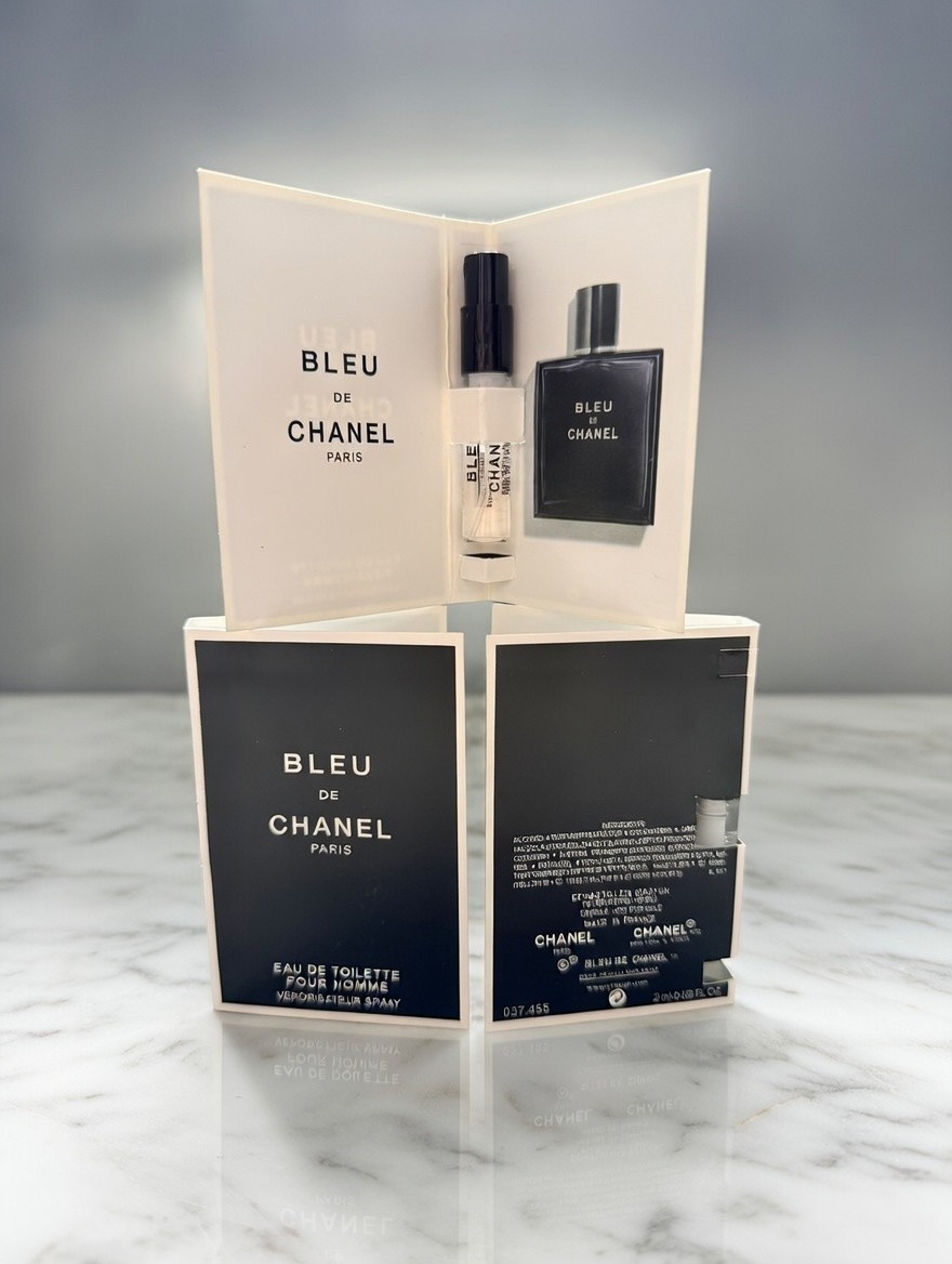 CHANEL Bleu De Chanel Men's Eau de Toilette -3 pack of samples | eBay