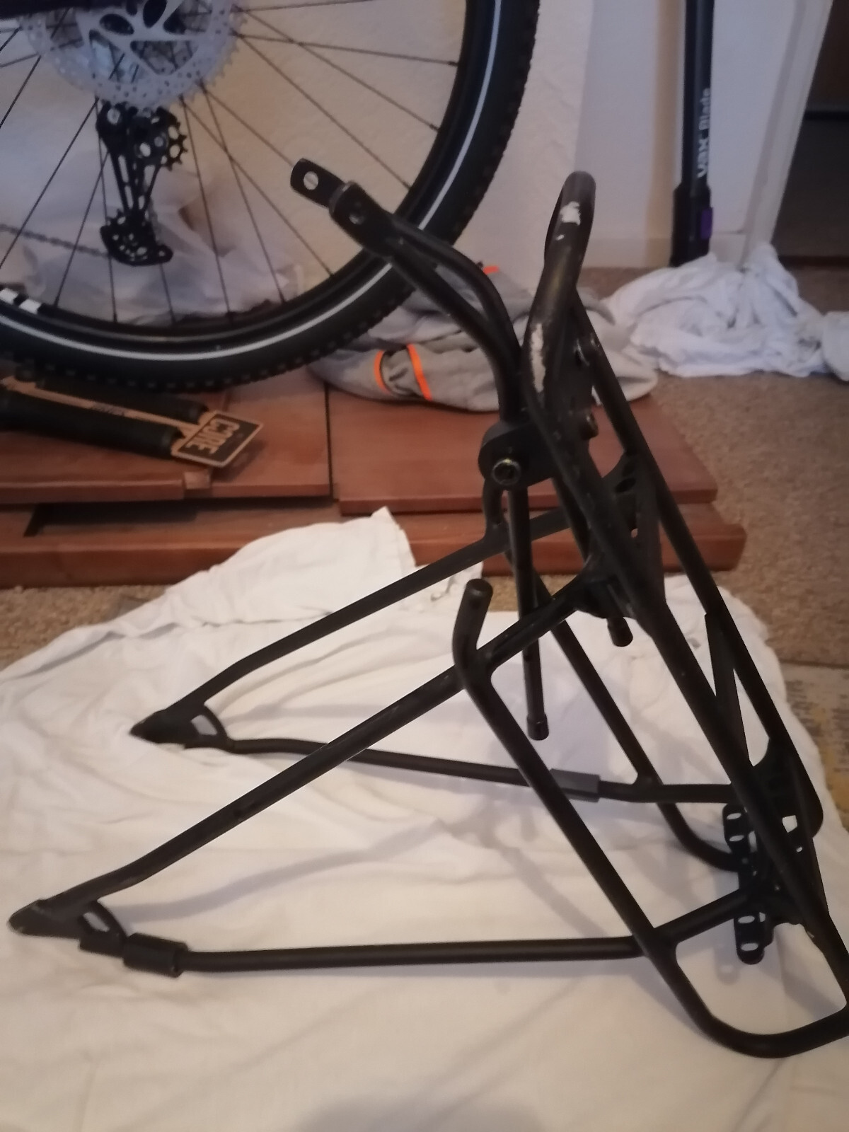 Bicycle rear rack 29er mtb clearance universal fittings eBay