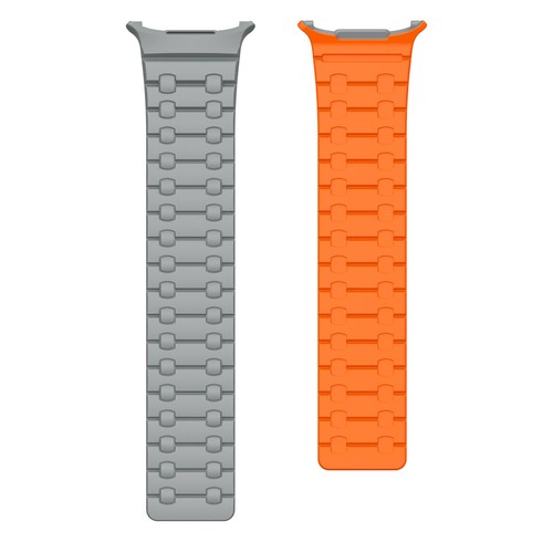 For Samsung Galaxy Watch Ultra 47mm Magnetic Sports Band Silicone Watch Strap - Picture 17 of 32