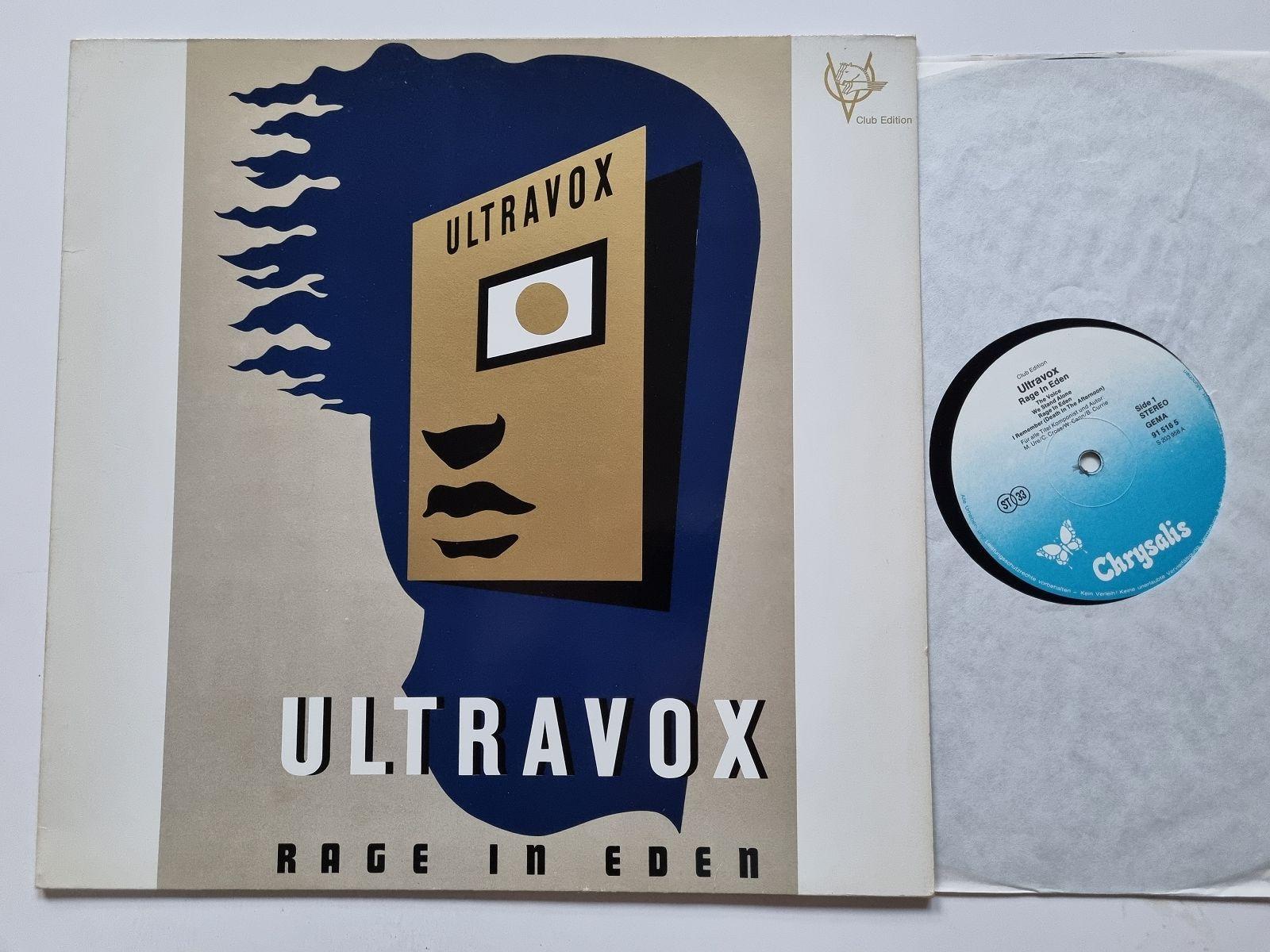 Ultravox - Rage In Eden Vinyl LP Germany CLUB EDITION
