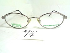 Nos ON GUARD Safety Eyeglasses Frame OG Z87 093 Round 1990's ASW-17
