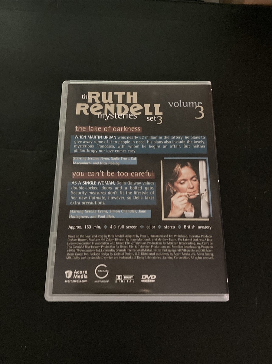 その他 Ruth Rendell Mysteries 3 [DVD] Ruth Rendell Mysteries Set 3 Volume 3 Disc And Case