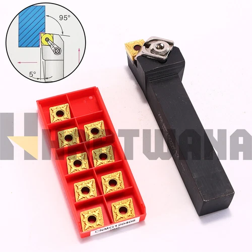 New Holder + CNMG432 CNMG120408 Carbide Inserts MCLNR2020K22 Lathe Turning Tool
