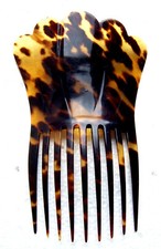 Victorian Spanish style hair comb faux shell - NO US IMPORT FEES