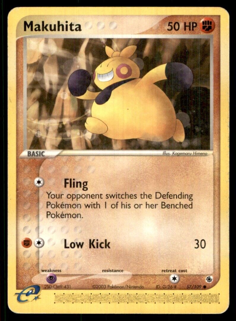 2003 EX - Ruby & Sapphire Makuhita Basic/Common #57 | eBay 2003 EX - Ruby & Sapphire Makuhita Basic/Common #57 | eBay