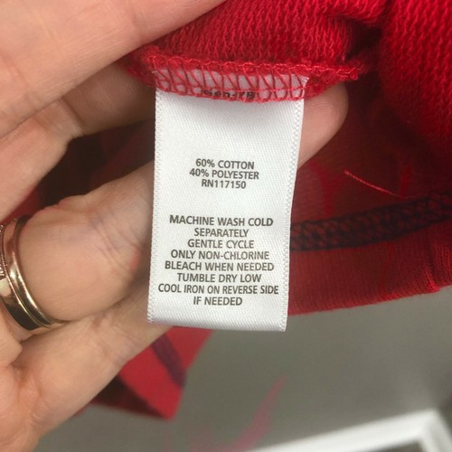 Quacker Factory LARGE Red Sleeveless Zip Front Vest with Rhinestone Zipper - Picture 5 of 8