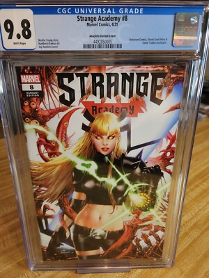 Strange Academy #8 - Marvel Comics 2021 - CGC 9.8 White Pages - Anacleto Variant