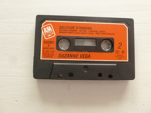 SUZANNE VEGA ~ SOLITUDE STANDING ~ A&M UK 1987 POP ROCK CHROME CASSETTE TAPE - Picture 6 of 6