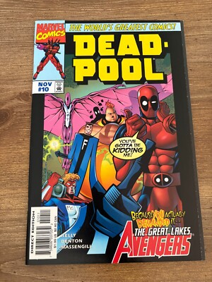 Deadpool # 10 NM 1st Print Marvel Comic Book X-Men X-Force Wolverine 10 J295