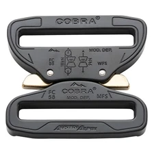AustriAlpin COBRA 2.25" 58mm Quick Release Dual Wide Fixed Duty Belt Buckle