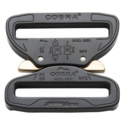 AustriAlpin COBRA 2.25'' 58mm Quick Release Dual Wide Fixed Duty Belt Buckle