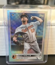 2022 Topps Series 1 #118 Alex Wells Rainbow Foil Orioles